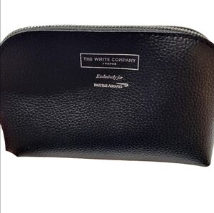 The White Company Black Travel Bag